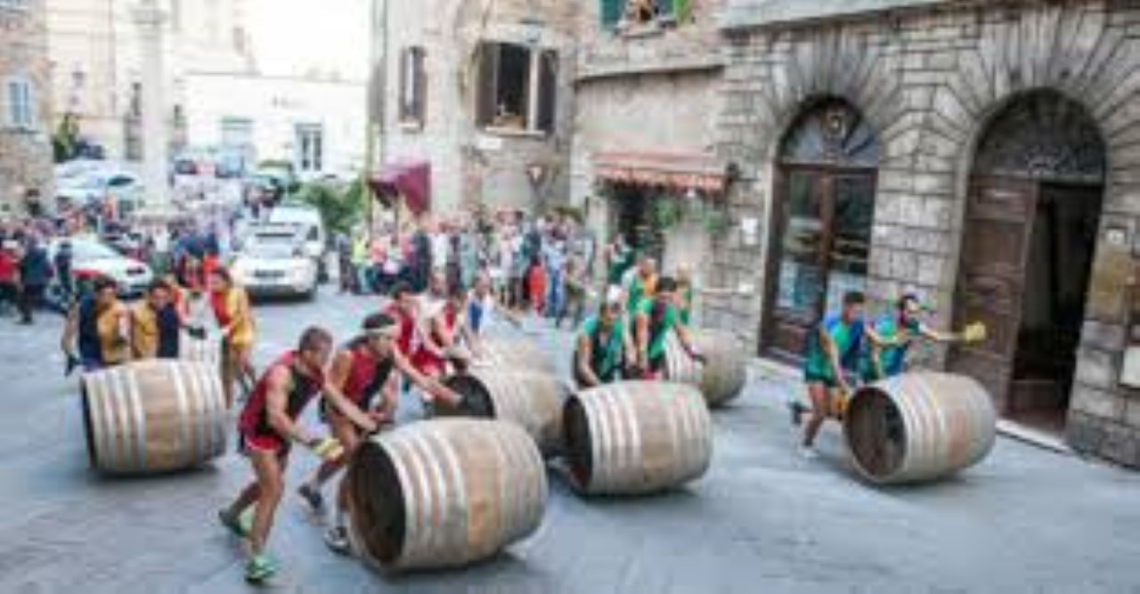 La partenza del Bravìo delle Botti