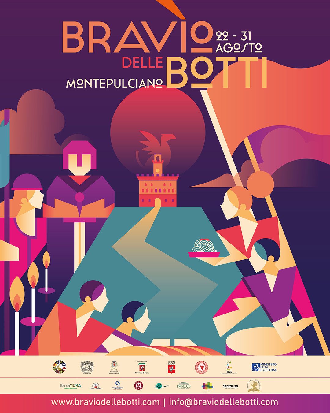 Locandina del Bravìo delle Botti 2025